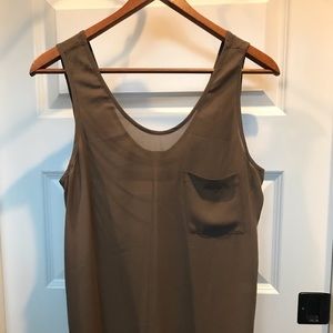 NZ | Brown Tank Pocket Sheer S